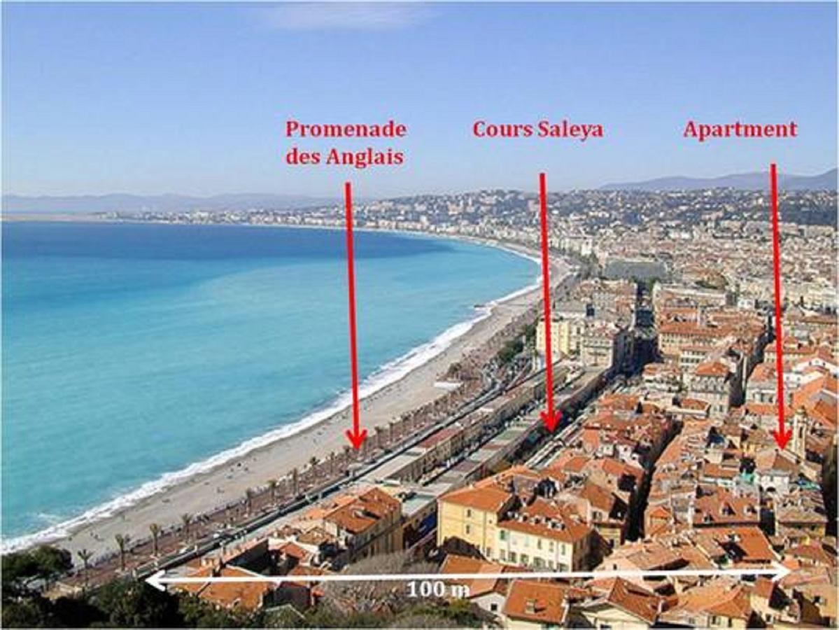 Angle Droit- Loft Charmant Et Atypique, Climatisation, Vieux-Nice Exteriör bild