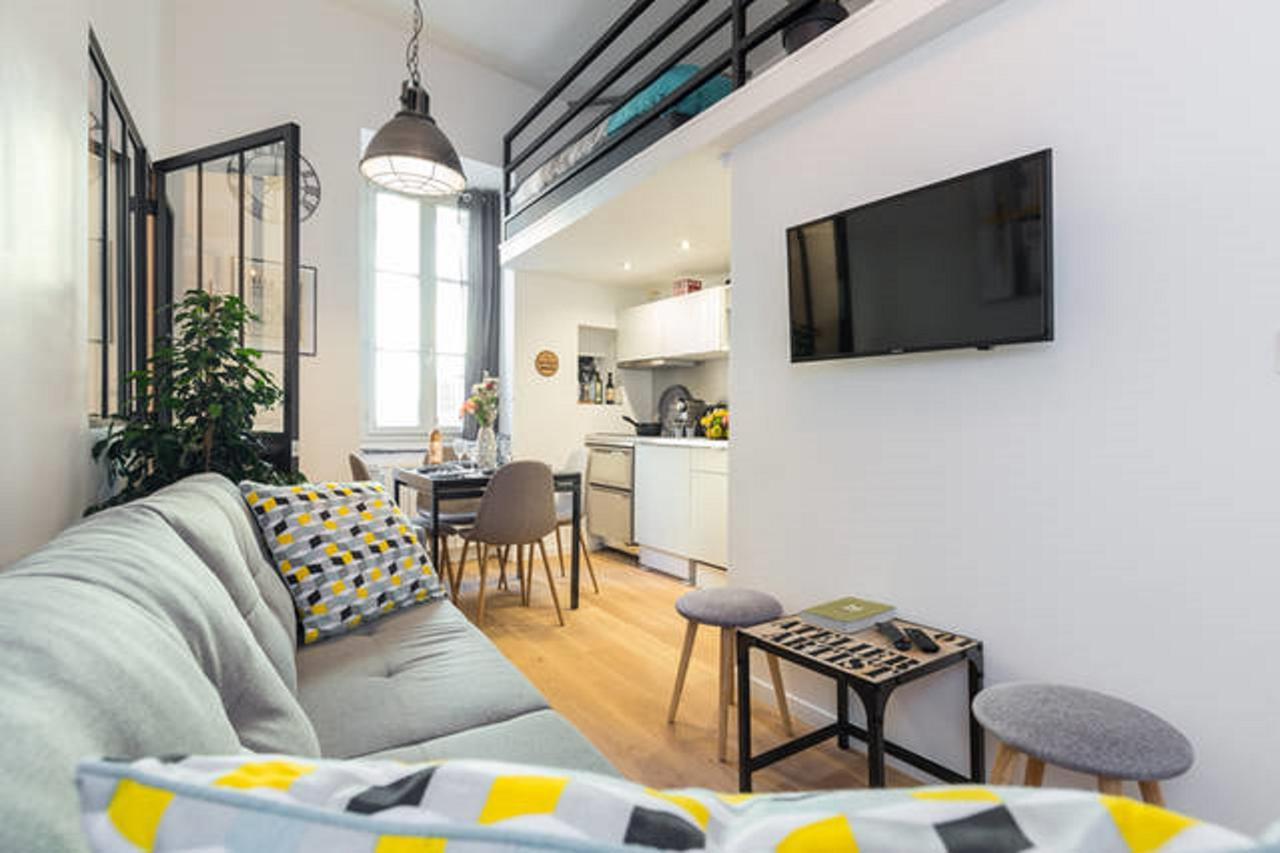 Angle Droit- Loft Charmant Et Atypique, Climatisation, Vieux-Nice Exteriör bild